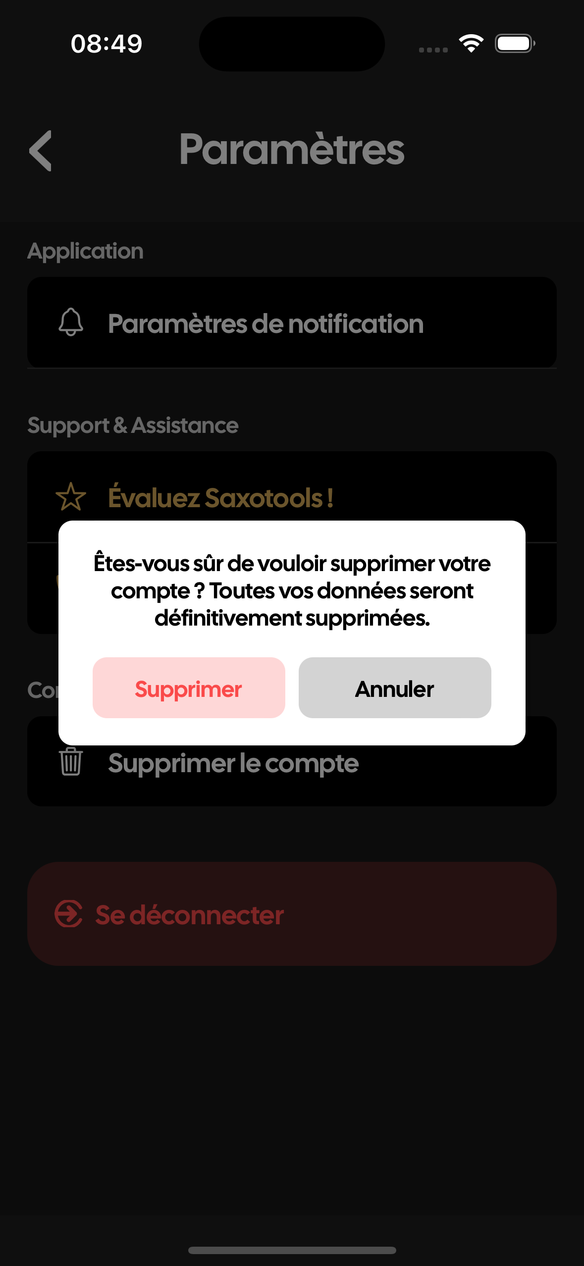 Step&nbsp;3 – Confirm deletion